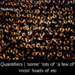 Quantifiers | ‘some’ ‘lots of’ ‘a few of’ ‘most’ 'loads of'