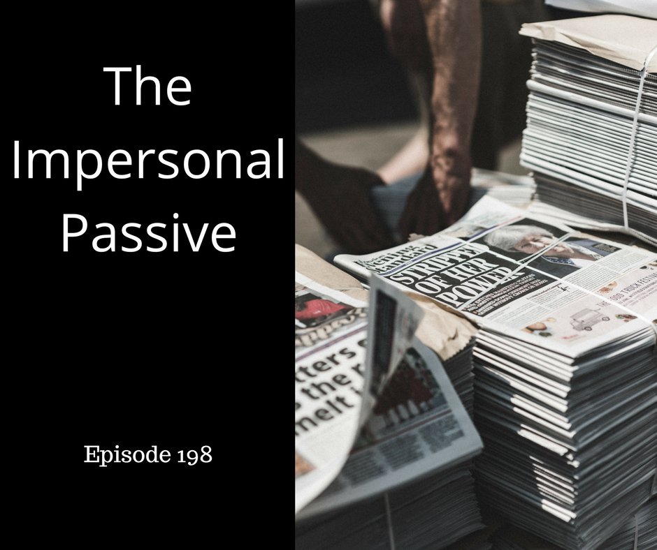 impersonal passive