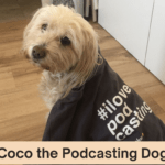 Coco the Podcasting Dog