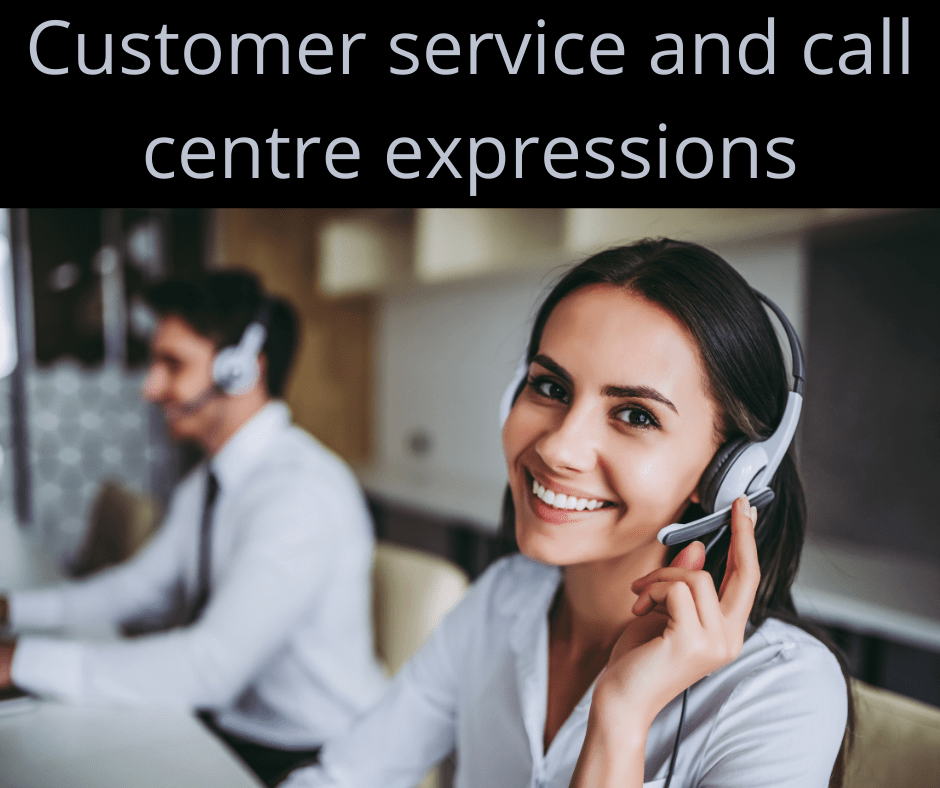 Customer service and call centre expressions - AIRC396