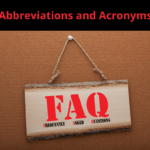 Acronyms and abbreviations