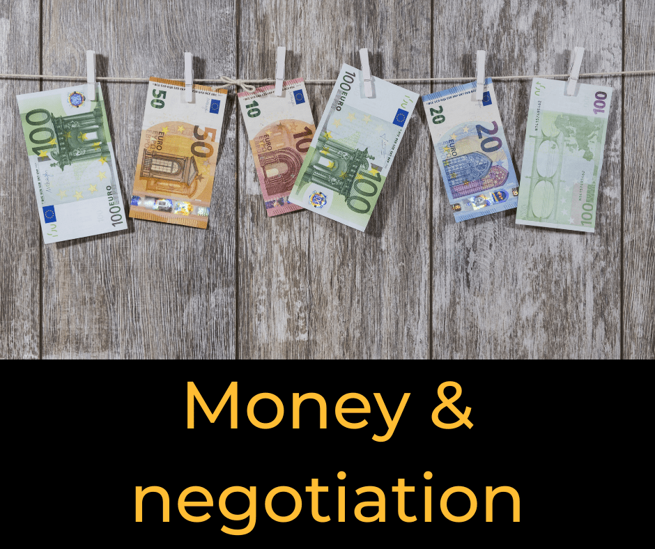 money and negotiation