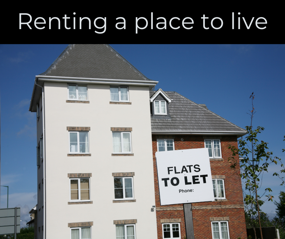 Renting a place to live