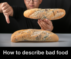 How to describe bad food – AIRC520