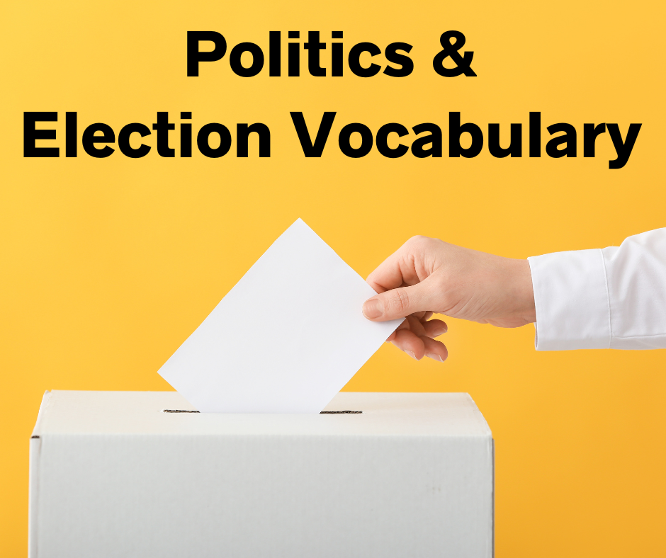 politics and election vocabulary