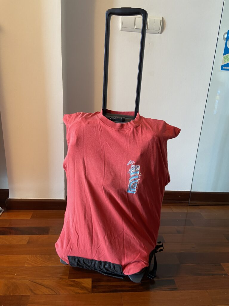 T shirt suitcase protector