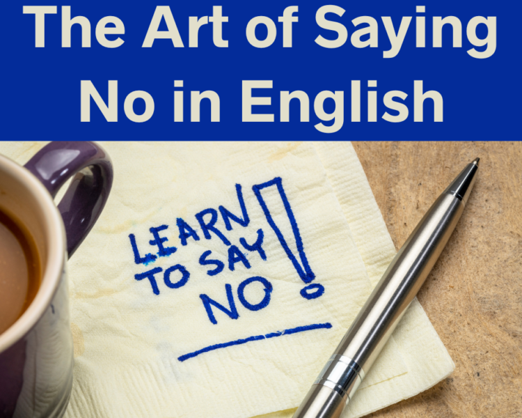 How to say no in English