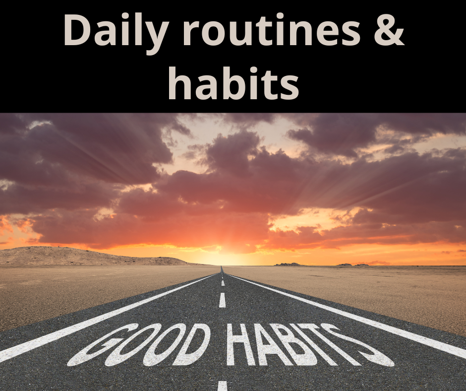 How to speak about habits and daily routines