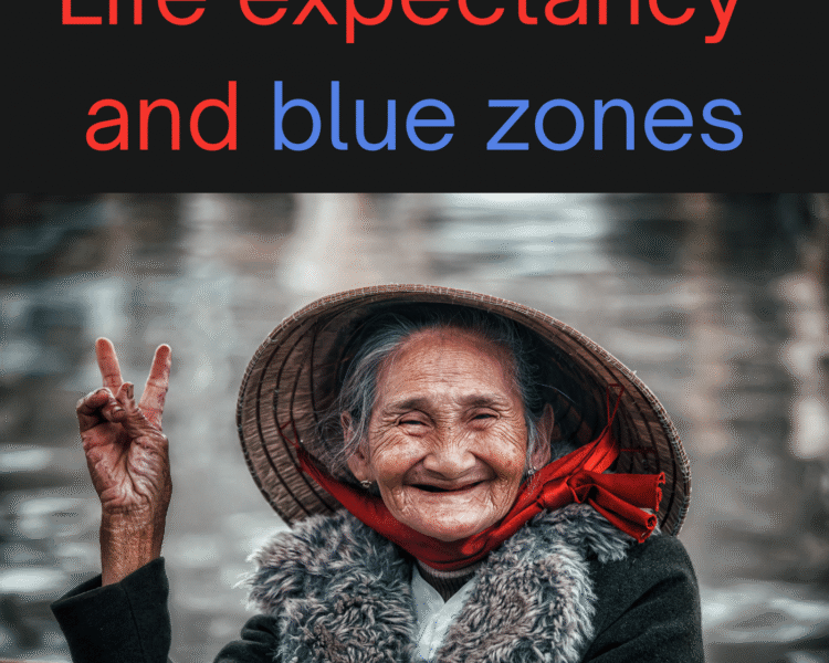 Life expectancy and blue zones