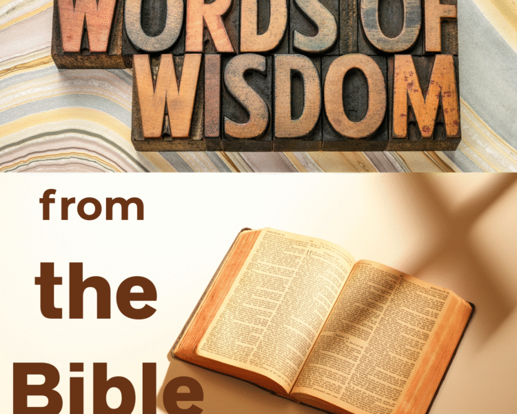 Wisdom from the Bible