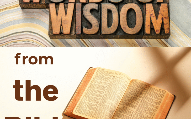 Wisdom from the Bible