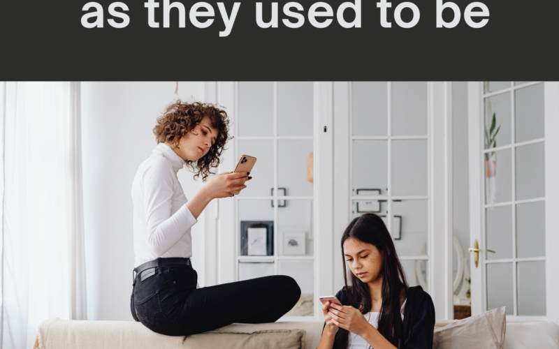 Things are not the same as they used to be