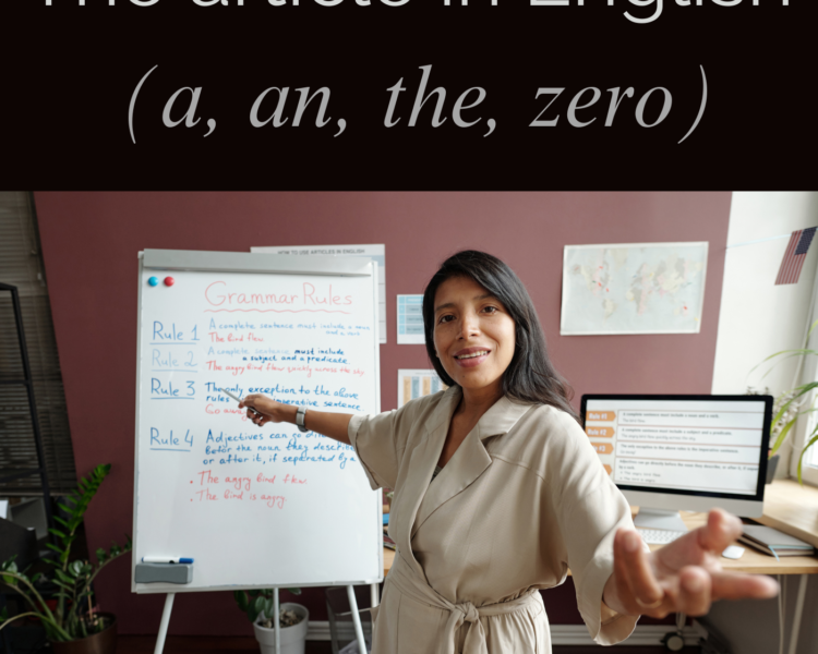 The articles (the, a, an, zero) in English: revisited - AIRC605