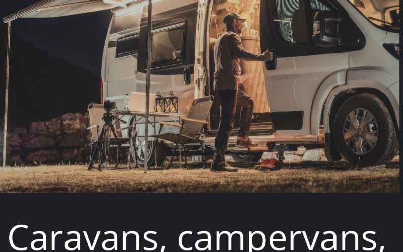 Caravans, Campervans, and Motorhomes