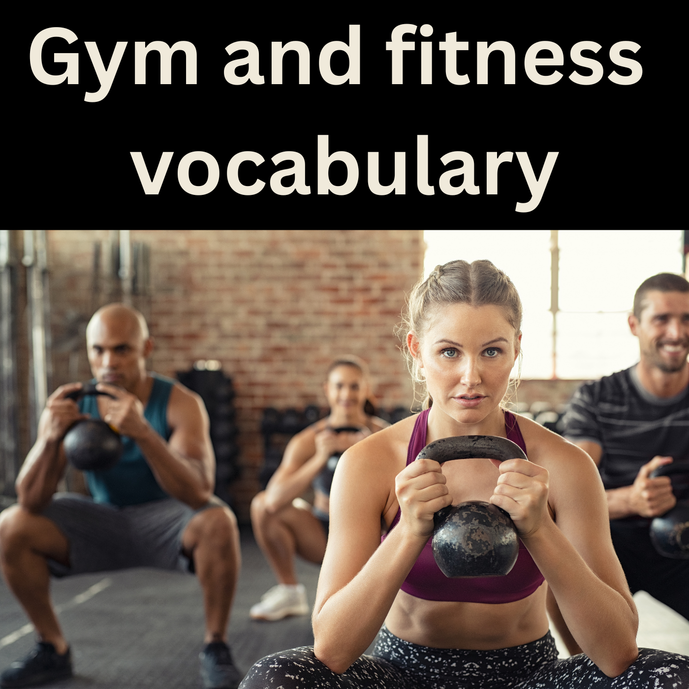 Gym vocabulary for fitness trainers