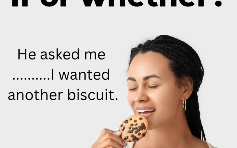 When to use ‘whether’ and ‘if’ - AIRC643