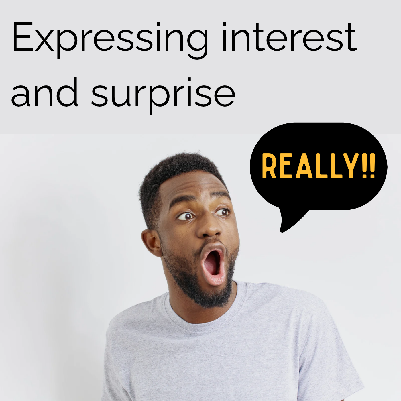 Expressing interest and surprise in English - AIRC644