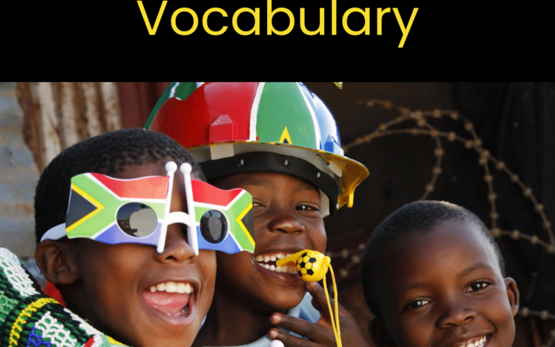 South African English Vocabulary - AIRC641
